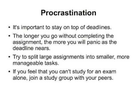 tips for being a successful college student