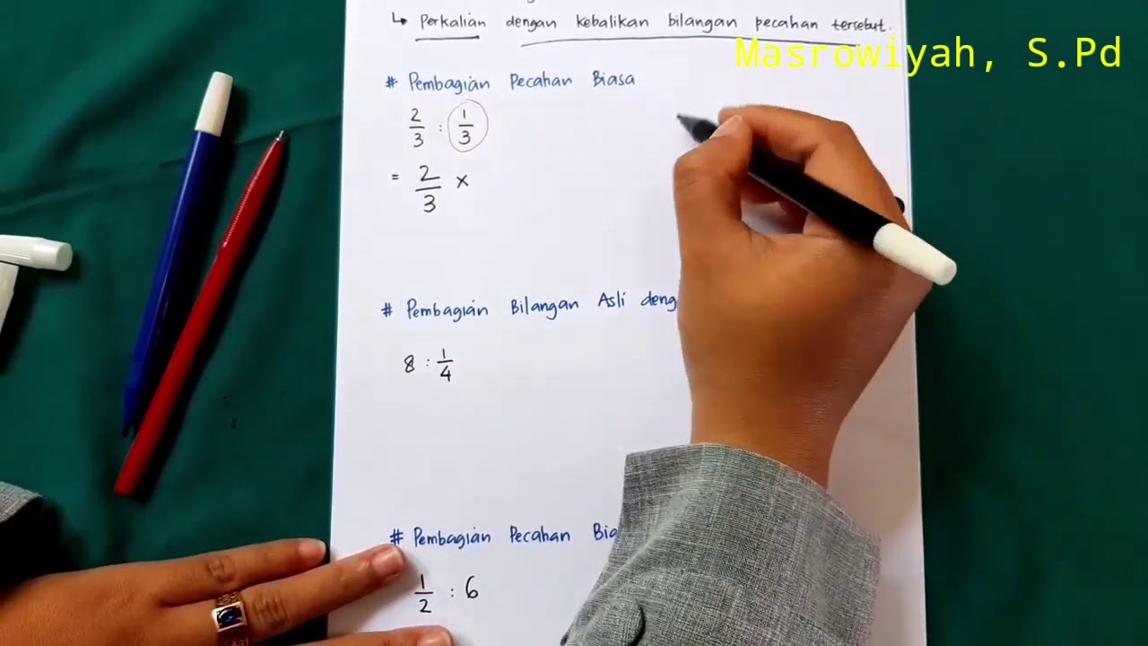 Pembelajaran Matematika Kelas 5 - PERKALIAN & PEMBAGIAN PECAHAN 