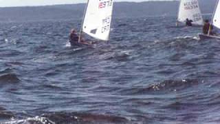 2009 Laser Worlds Masters Yellow Fleet Finish