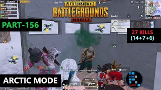 PUBG MOBILE | AMAZING "27 KILLS" IN NEW ARCTIC MODE RUSH GAMEPLAY