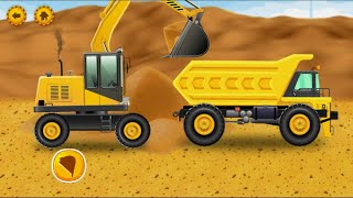 trò chơi lắp ráp máy xúc,xe tải,xây dựng nhà cao tầng/ City Construction Vehicles House Building screenshot 2