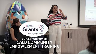 Grants Case Study: Voices for Power - CALD Community Empowerment Training