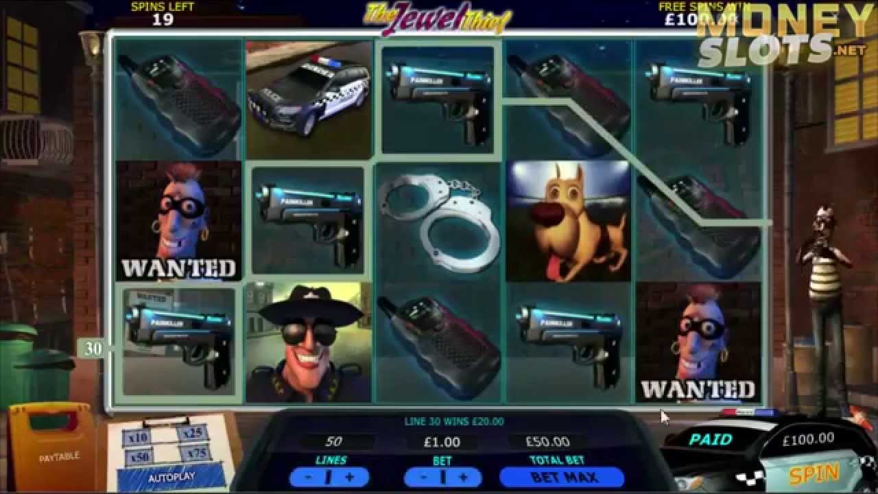The Jewel Thief Video Slots Review | MoneySlots.net