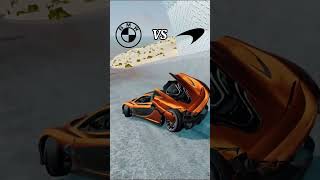McLaren vs BMW - Who Survives the Extreme Downhill? | BeamNG Drive