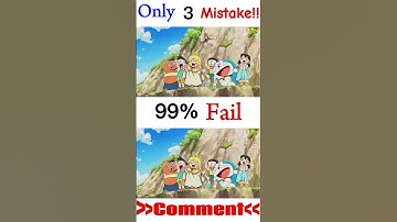 𝗙𝗶𝗻𝗱 𝟯 𝗱𝗶𝗳𝗳𝗲𝗿𝗲𝗻𝗰𝗲 🧠🤯.. ||#find #defrence #doreamongame #trending #like #anime #trailer #doraemon