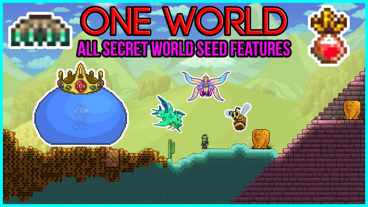 Best secret world seeds for Terraria 1.4