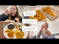 Asmr  what i eat in a week  semaine complte