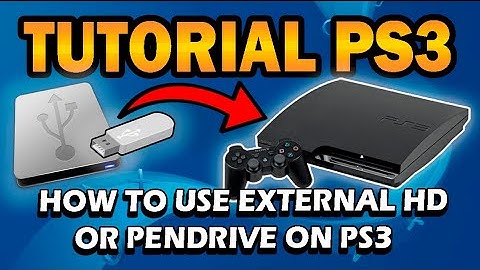 HOW TO USE PS3 EXTERNAL HARD DRIVE