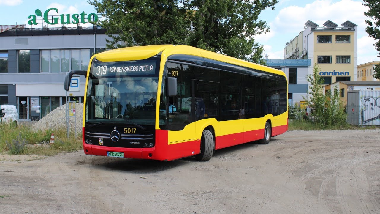 [🇵🇱PL] MPK Wrocław - Mercedes-Benz O530 eCitaro #5017 - [🚍319➡️KAMIEŃSKIEGO (PĘTLA)] ⚠️Testy⚠️