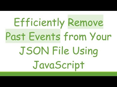 Efficiently Remove Past