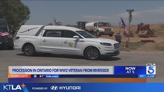 Procession, burial held for WWII POW finally returned home to SoCal