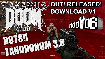 Lazarus Mod | OUT! REALEASED! DOWNLOAD (Doom 4 Weapons Mod) BOTS With Zandronum 3.0 (60fps)