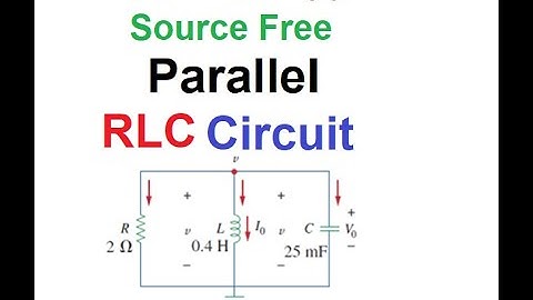 (Urdu/Hindi)LCA ||  Example & Practice 8.5 || Source Free Parallel RLC Circuit