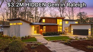 This 5,200 Sq Ft Raleigh NC Modern Mansion Will Blow You Away | Luxury Home Tour