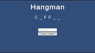 Unity Course: Hangman - Word guessing Game