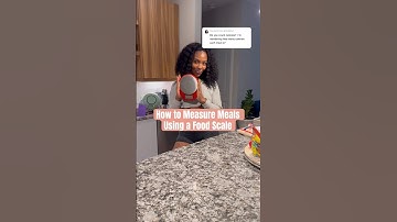 How to measure your meals using a food scale. #mealpreptips #mealplanning #beginnermealprep