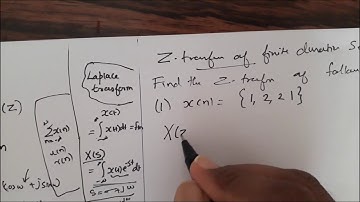 Video 18 Introduction to Z transform