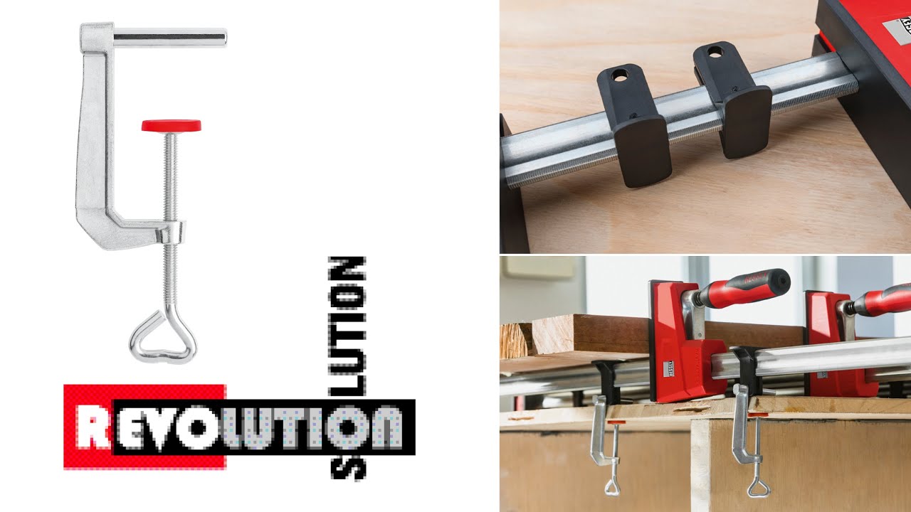 BESSEY GTRH 160/60 volledig stalen tafelklem met deurkruk,Meerkleurig BESSEY GTRH 160/60 volledig stalen tafelklem met deurkruk,Meerkleurig