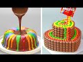 Fancy Chocolate HEART Cake Decorating Ideas With Candy M&M You'll Love | So Yummy Cake Tutorials