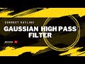 Gaussian high pass filter | DIP بالعربي