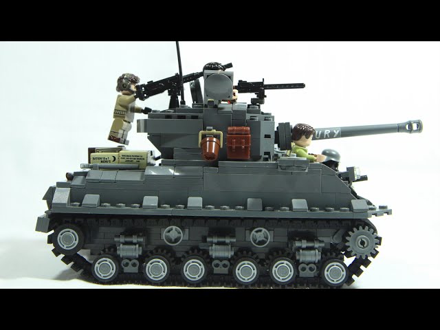 LEGO MOC Lego ww2 militaire Sherman m4a3 easy eight by  Brick_master04_Italia