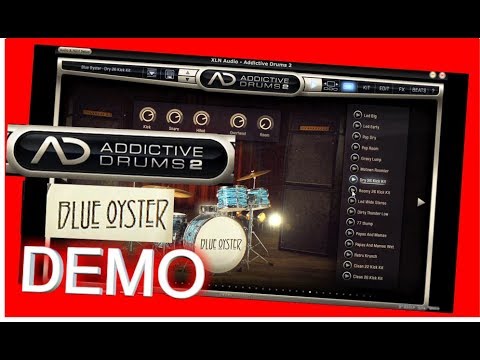 BLUE OYSTER Adpak DEMO - Addictive Drums 2 - XLN Audio