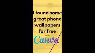 I found some great phone wallpapers in canva #canva #youtubeshorts screenshot 2