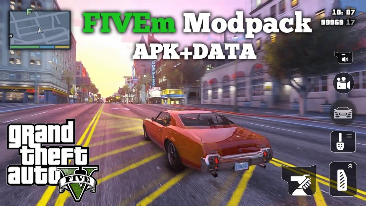 GTA Sa Android FIVEm Modpack - High Version – Full Skins + GTA V Style Mapping