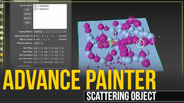 Scattering Object with Advance Painter in 3ds Max 2020 Vray 5 Tutorial | Tips / Tricks | CG Deep