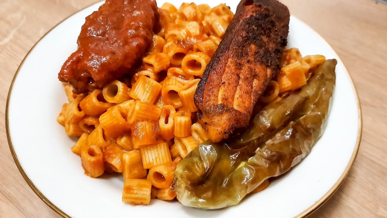🍝🍝 مقرونة سلمون البحر ma9rouna b saumon