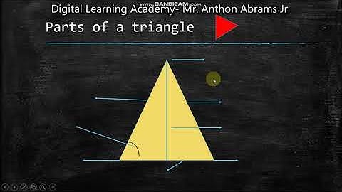 Definition and Parts of a Triangle