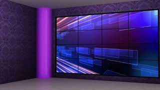 News Tv Studio Green Screen Background Loop 2