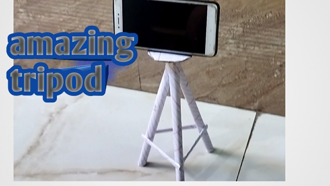 How to make tripod with paper...|the art and craft maker