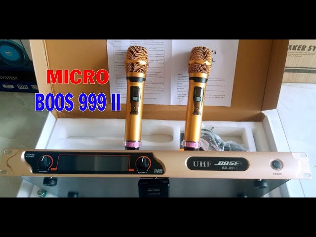 Micro BOSE BS 999 II../ giá hợp lý / hát nhẹ