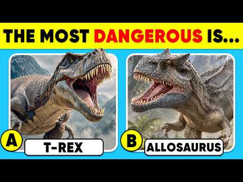 How Good Is Your Knowledge of DINOSAURS? 🌍😧🌋 Dinosaurs Trivia Quiz!