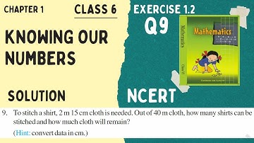 Q 9 - Ex 1.2 - Knowing Our Numbers | Class 6th | NCERT Maths | Chapter 1