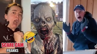 👻👻 SCARECAM Pranks Reaction 2024 #03 |😬😬 Funny Scare Pranks/Jumpscare/Funny Videos