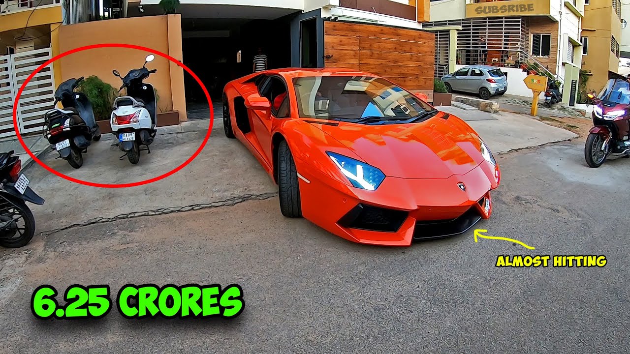 Problems of Parking a Lamborghini in India