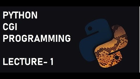 Python Cgi Programming | How to configure python CGI program in Linux | Api-Cgi | Linux