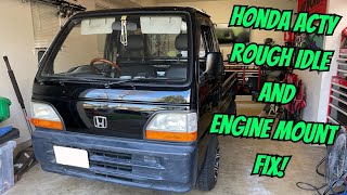 Honda ACTY motor mount replacement guide. Fix rough vibrations!