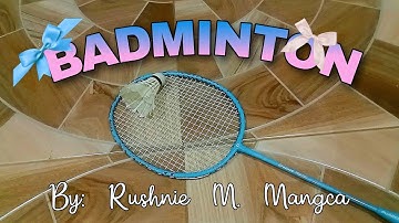 Projectile Motion behind Badminton