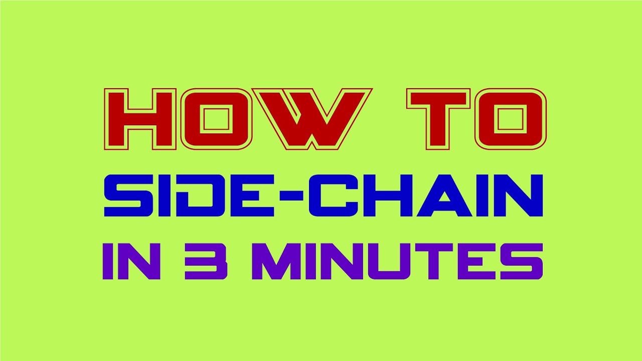 SideShain en 3 Minutos | Jossuell Company Studios - YouTube