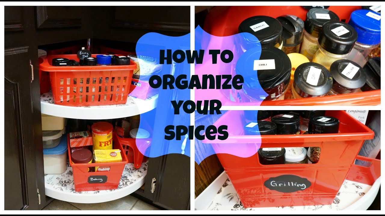 How To Organize Spices The Fast And Easy Way Youtube