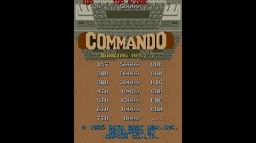 (Arcade) Commando - Completed 1 Credit, 1cc w/gameplay commentary 1080p60