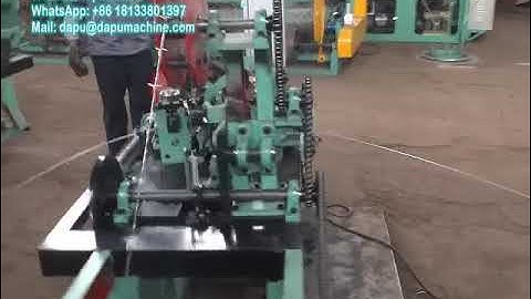 CS-B barbed wire machine installation video