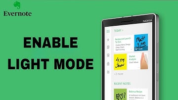 How To Enable Light Mode On Evernote App