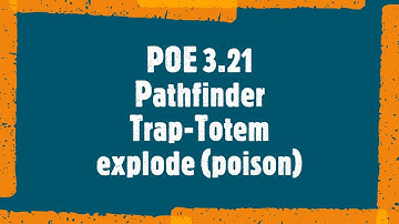 [POE 3.21] Pathfinder - Trap/Totem Explode - All uber bosses, the feared - Facetank - Meta build