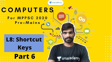 L8 Shortcut keys | Part 6 | Computer for MPPSC 2020 | Crash Course of Computer for MPPSC 2020