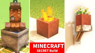 [Minecraft] 5+ SUPER SECRET Build Tricks | 99%が知らない驚きのミニ建築５選