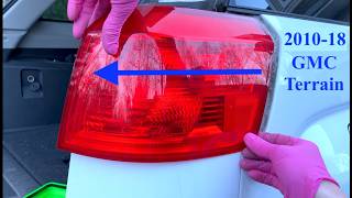 GMC Terrain Tail Light removal & Bulb Replacement | Simple How To Gmc Terrain Tail Light